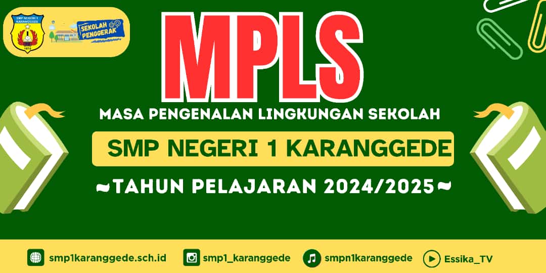 MPLS SMP Negeri 1 Karanggede Tahun Pelajaran 2024/2025